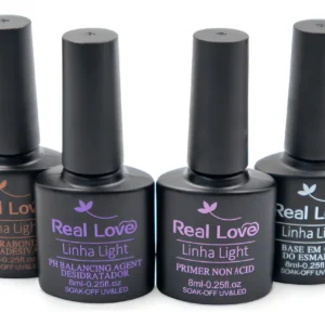Kit Preparadores 4 Peças 8 Ml Linha Light - Real Love