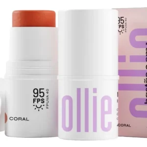 Ollie Bastão 3 Em 1 Blush, Batom E Sombra Fps 95 Coral
