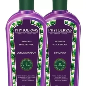 Kit Shampoo+Condicionador Antiqueda Phytoervas 250ml