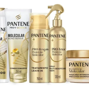 Kit Pantene Bond Repair - Shampoo + Condicionador + Máscara + Leave-In + Spray