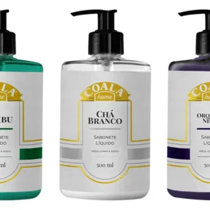 3 Sabonetes Coala - Bambu + Chá Branco + Orquídea Negra