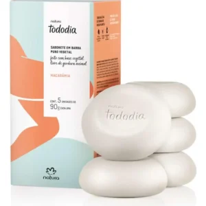 Sabonete Natura Tododia macadâmia 5 unidades de 90g