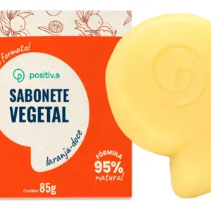 Sabonete Barra Vegetal Natural Hipoalergênico 85g Positiva